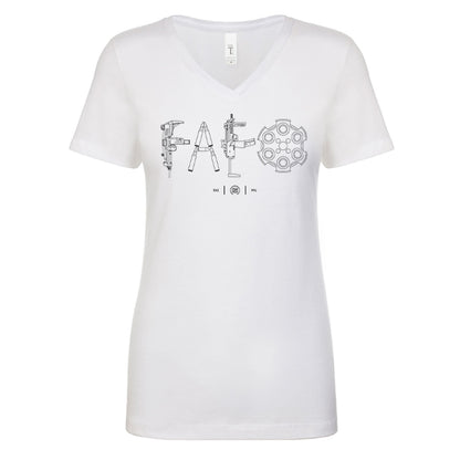 F Around & Find Out FAFO Detailed Women's V Neck