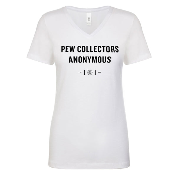 Pew Collectors Anonymous Women's V Neck