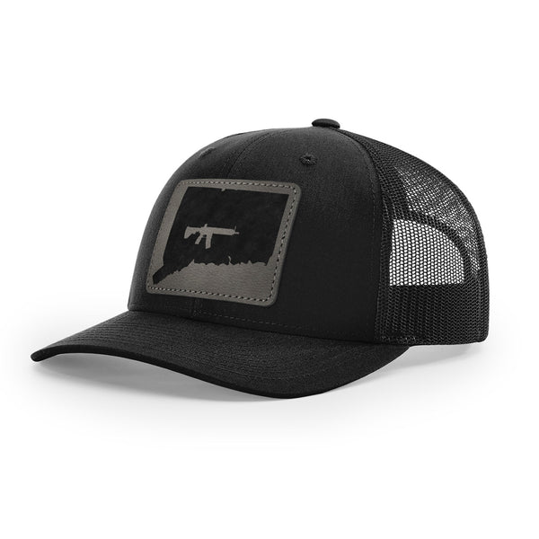 Keep Connecticut Tactical Leather Patch Trucker Hat