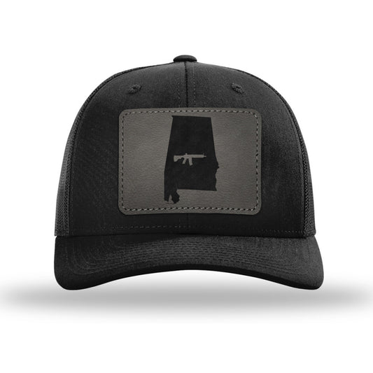 Keep Alabama Tactical Leather Patch Trucker Hat