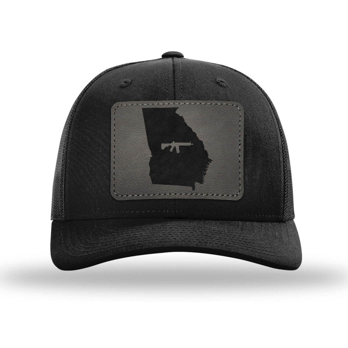 Keep Georgia Tactical Leather Patch Trucker Hat