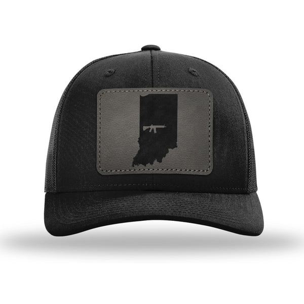 Keep Indiana Tactical Leather Patch Trucker Hat