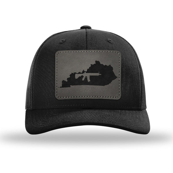 Keep Kentucky Tactical Leather Patch Trucker Hat