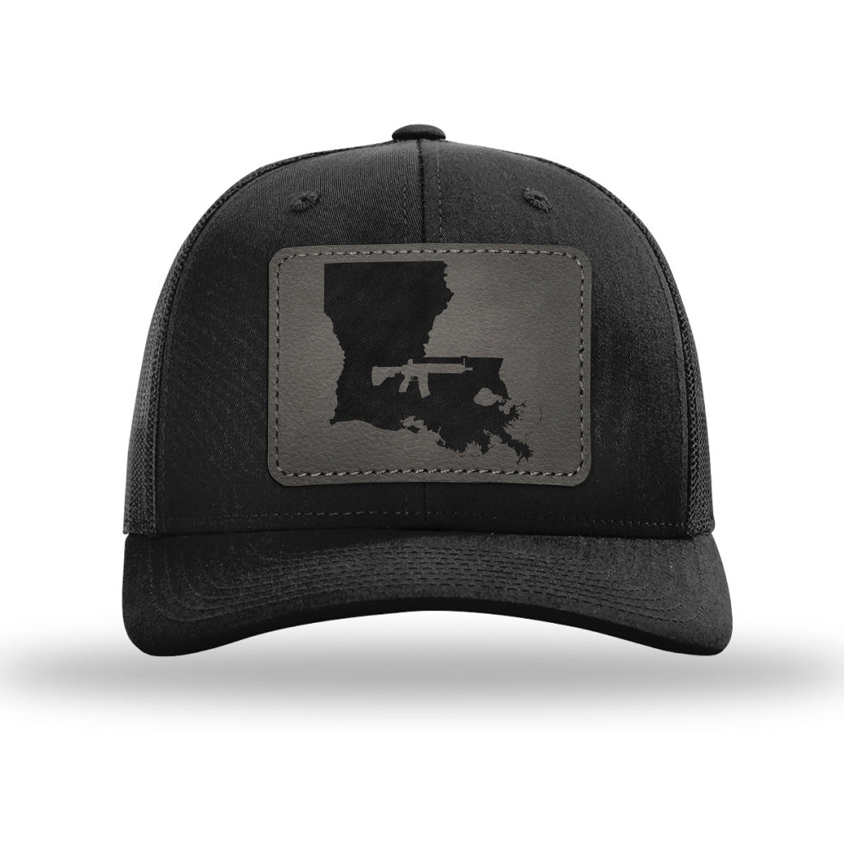 Keep Louisiana Tactical Leather Patch Trucker Hat