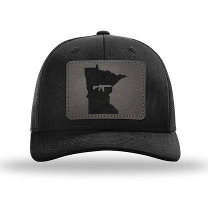 Keep Minnesota Tactical Leather Patch Trucker Hat