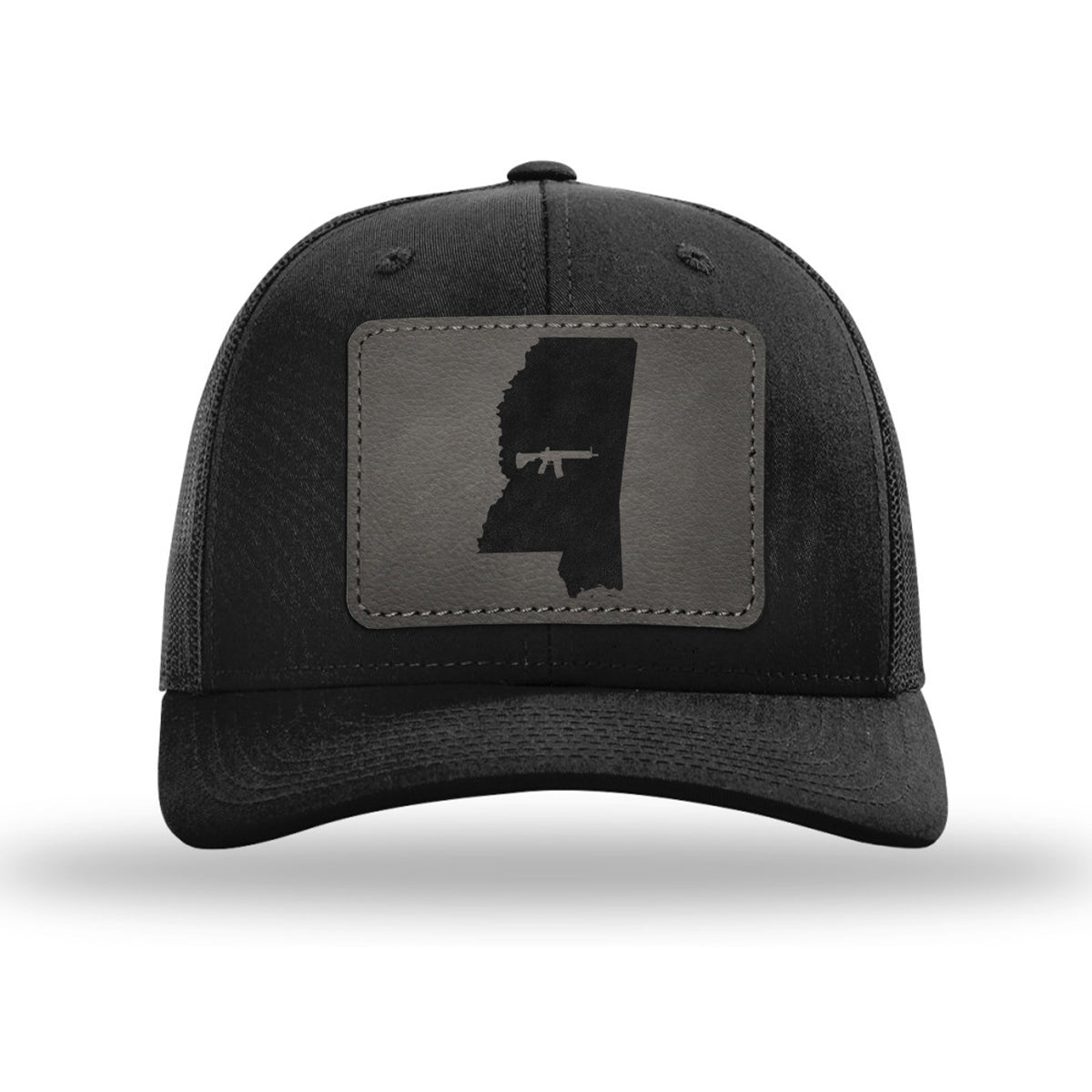 Keep Mississippi Tactical Leather Patch Trucker Hat