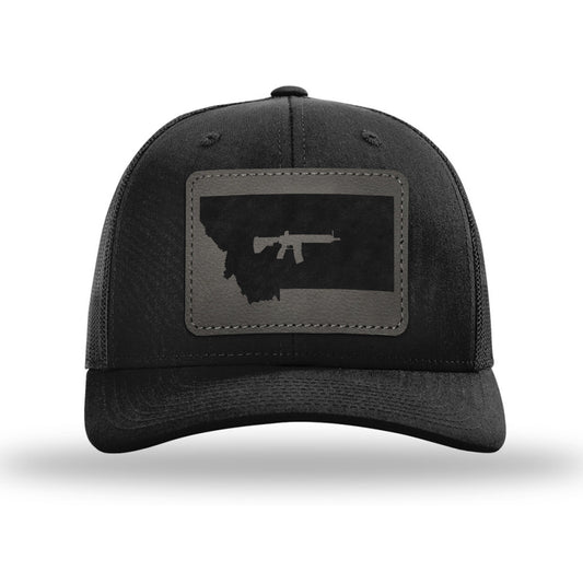 Keep Montana Tactical Leather Patch Trucker Hat