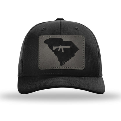 Keep South Carolina Tactical Leather Patch Trucker Hat