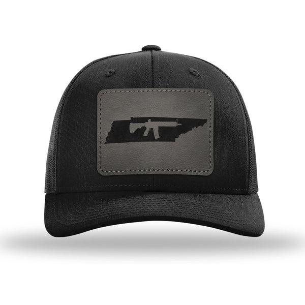 Keep Tennessee Tactical Leather Patch Trucker Hat