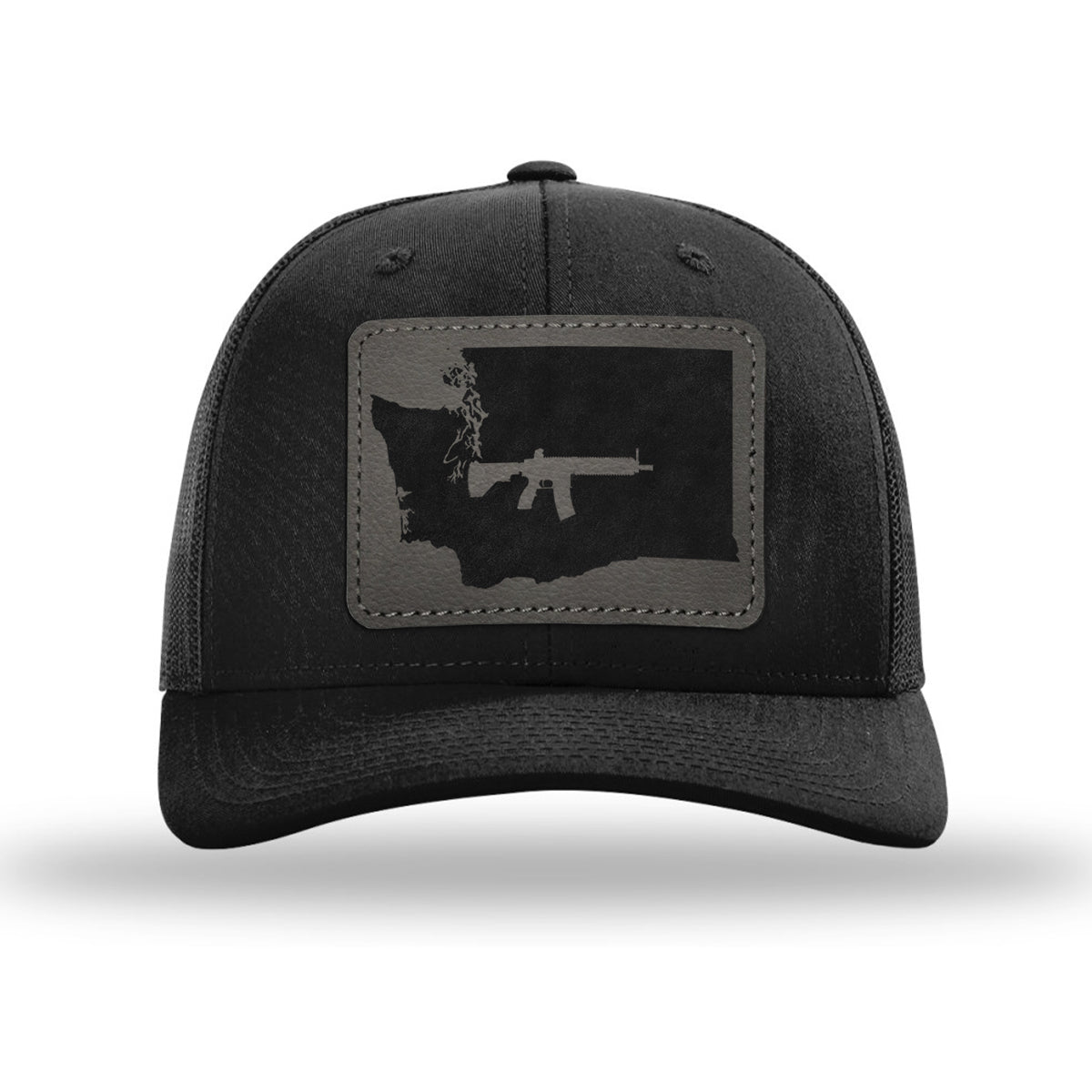 Keep Washington Tactical Leather Patch Trucker Hat