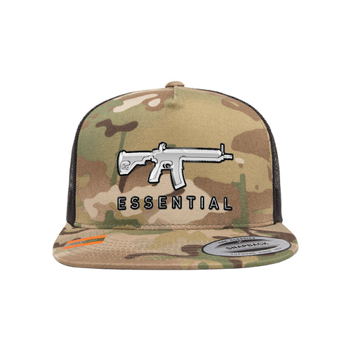 AR-15s Are Essential 3D Chrome Arid Trucker Hat Snapback