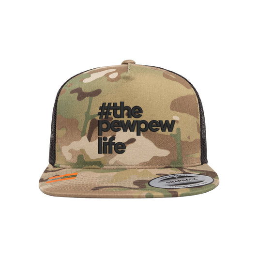 #ThePewPewLife Tactical Arid Trucker Hat Snapback