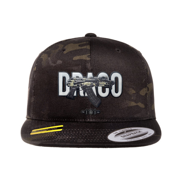 Draco AK Pistol Emblem Tactical Black MultiCam Hat Snapback