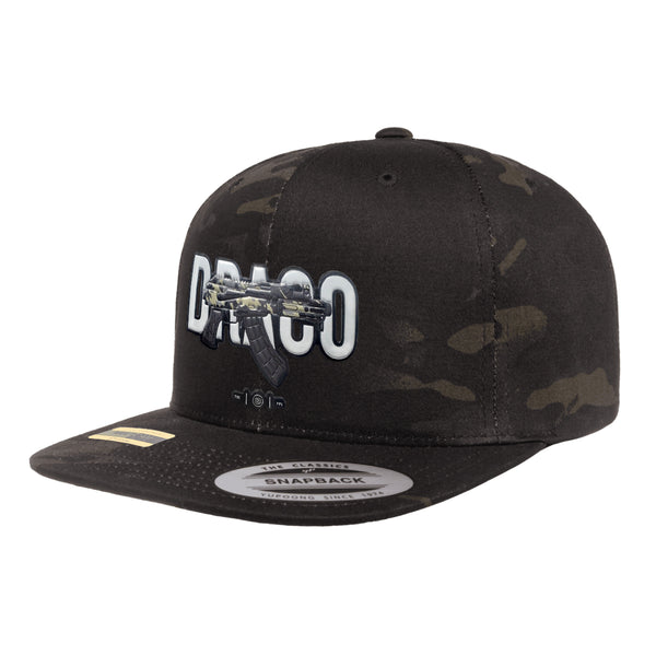 Draco AK Pistol Emblem Tactical Black MultiCam Hat Snapback
