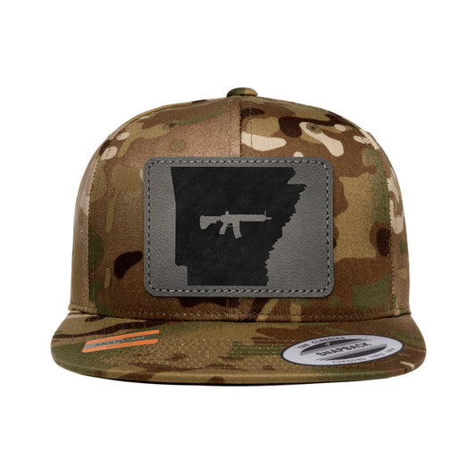 Keep Arkansas Tactical Leather Patch Tactical Arid Snapback