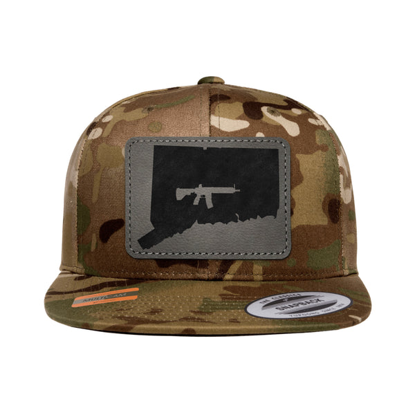 Keep Connecticut Tactical Leather Patch Tactical Arid Snapback