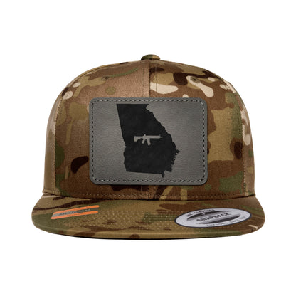 Keep Georgia Tactical Leather Patch Tactical Arid Snapback