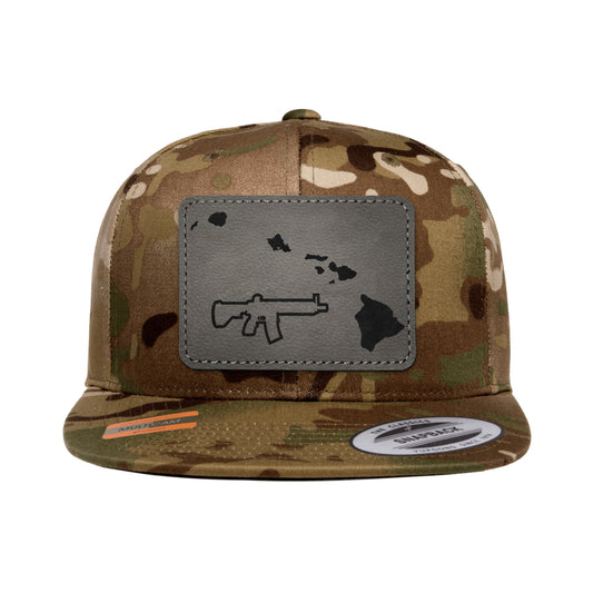 Keep Hawaii Tactical Leather Patch Tactical Arid Snapback