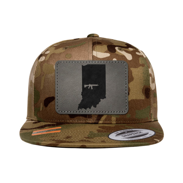 Keep Indiana Tactical Leather Patch Tactical Arid Snapback