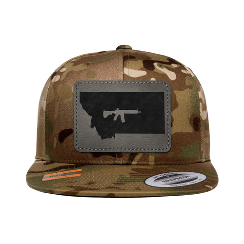 Keep Montana Tactical Leather Patch Tactical Arid Snapback
