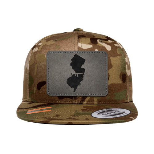 Keep New Jersey Tactical Leather Patch Tactical Arid Snapback
