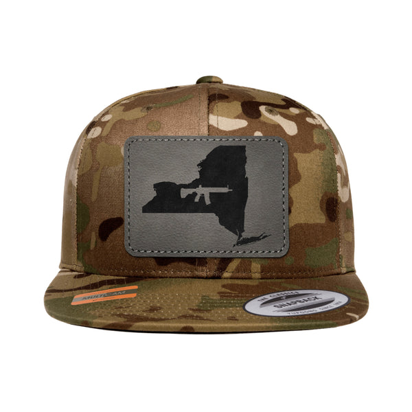 Keep New York Tactical Leather Patch Tactical Arid Snapback