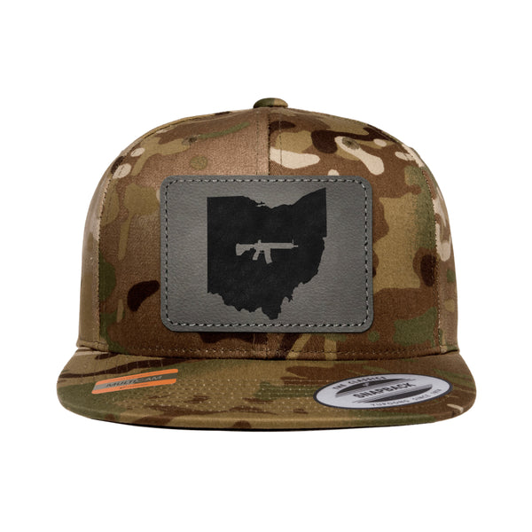 Keep Ohio Tactical Leather Patch Tactical Arid Snapback