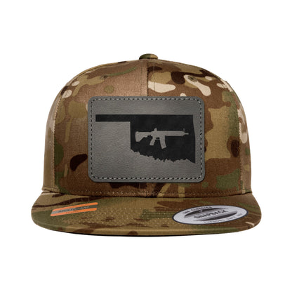 Keep Oklahoma Tactical Leather Patch Tactical Arid Snapback