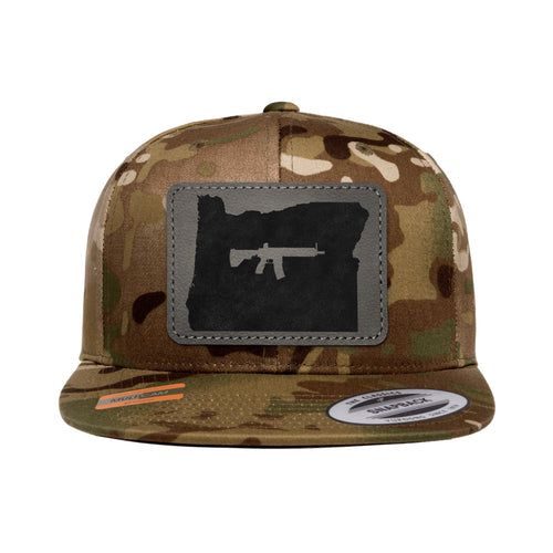 Keep Oregon Tactical Leather Patch Tactical Arid Snapback