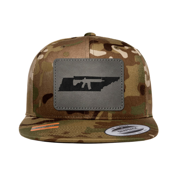 Keep Tennessee Tactical Leather Patch Tactical Arid Snapback