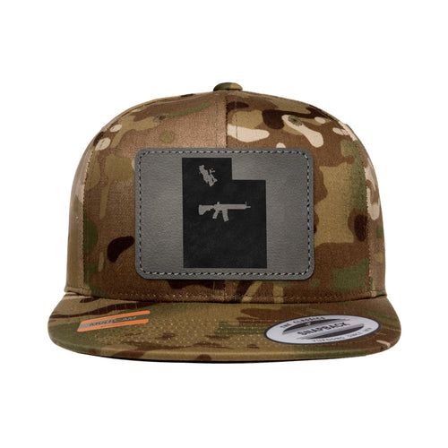 Keep Utah Tactical Leather Patch Tactical Arid Snapback