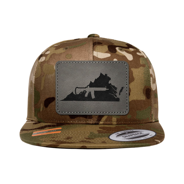 Keep Virgnia Tactical Leather Patch Tactical Arid Snapback
