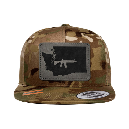 Keep Washington Tactical Leather Patch Tactical Arid Snapback