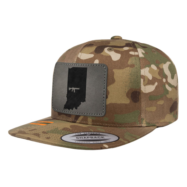 Keep Indiana Tactical Leather Patch Tactical Arid Snapback