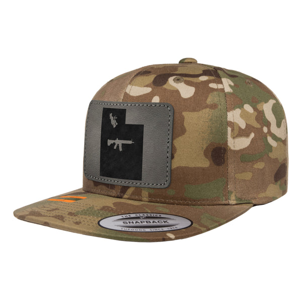 Keep Utah Tactical Leather Patch Tactical Arid Snapback