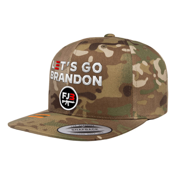 Let's Go Brandon Emblem MultiCam Tactical Arid Hat Snapback
