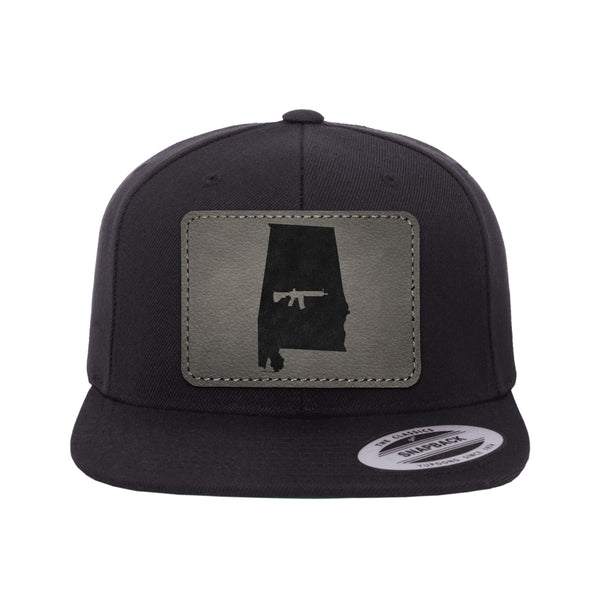 Keep Alabama Tactical Leather Patch Hat Snapback