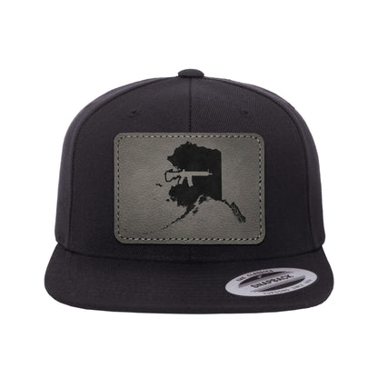 Keep Alaska Tactical Leather Patch Hat Snapback
