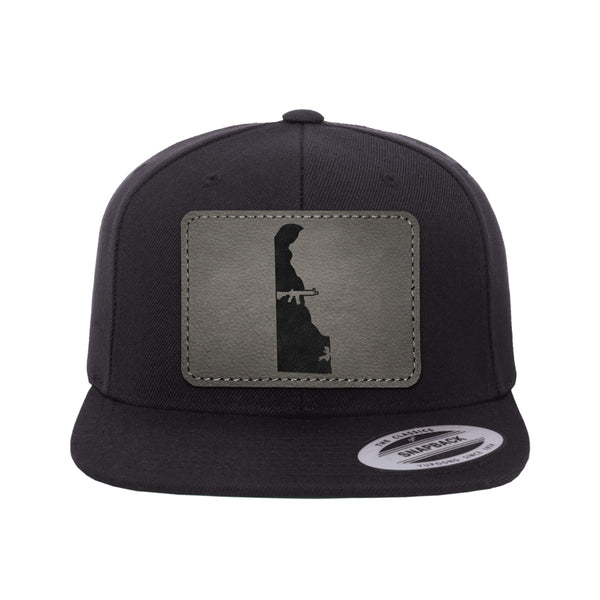 Keep Delaware Tactical Leather Patch Hat Snapback