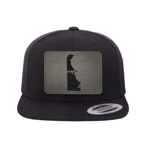 Keep Delaware Tactical Leather Patch Hat Snapback