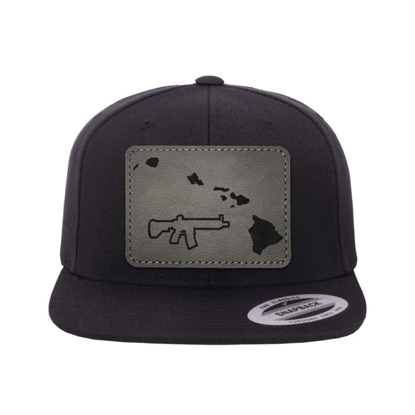 Keep Hawaii Tactical Leather Patch Hat Snapback