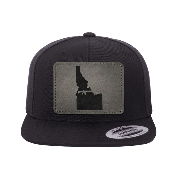 Keep Idaho Tactical Leather Patch Hat Snapback