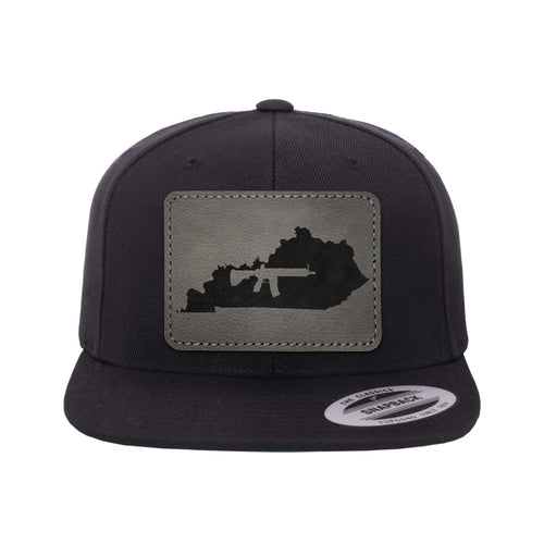 Keep Kentucky Tactical Leather Patch Hat Snapback