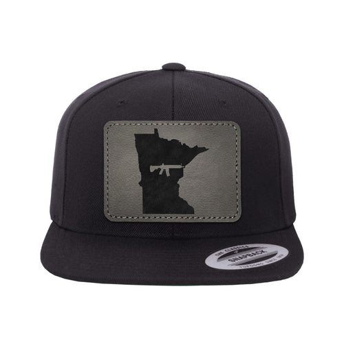 Keep Minnesota Tactical Leather Patch Hat Snapback