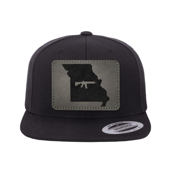 Keep Missouri Tactical Leather Patch Hat Snapback