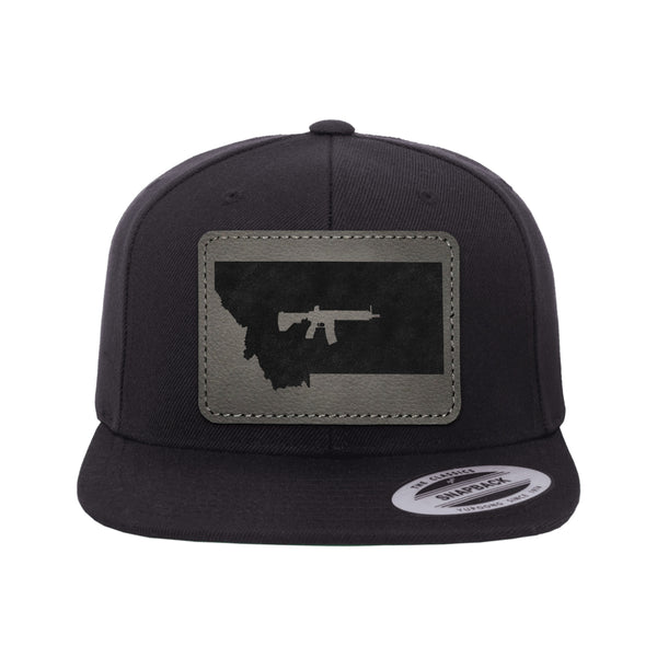 Keep Montana Tactical Leather Patch Hat Snapback