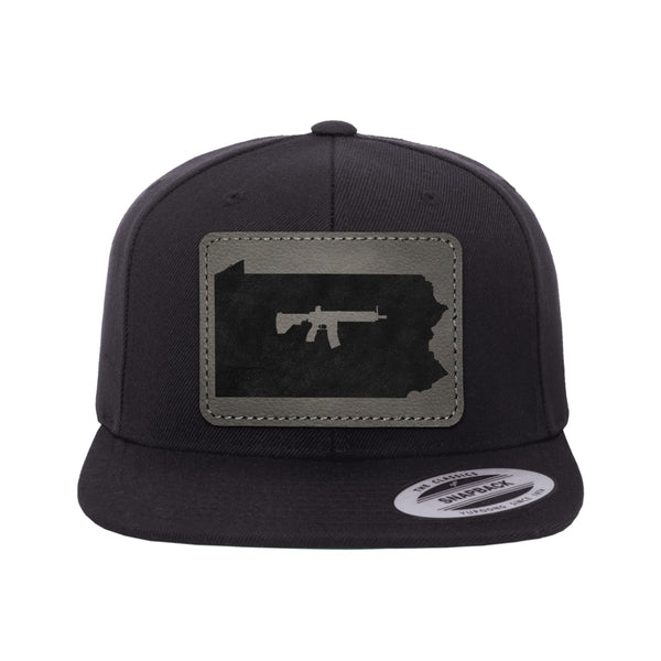 Keep Pennsylvania Tactical Leather Patch Hat Snapback