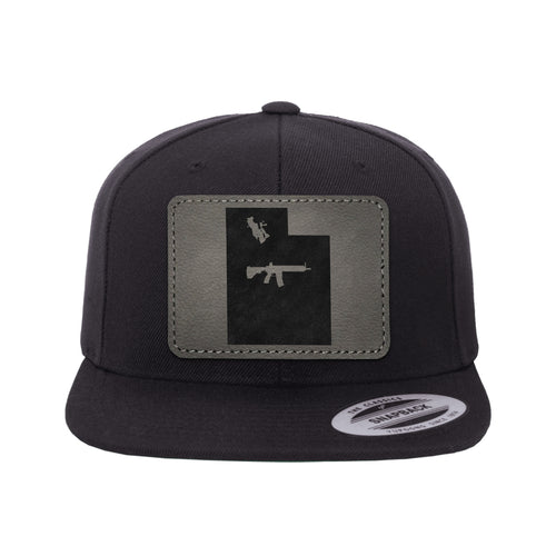 Keep Utah Tactical Leather Patch Hat Snapback