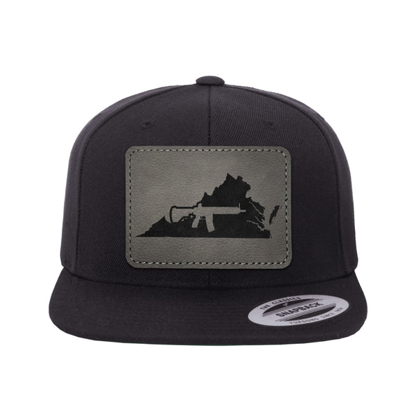 Keep Virgnia Tactical Leather Patch Hat Snapback