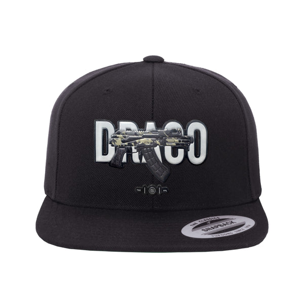 Draco AK Pistol Emblem Black Hat Snapback